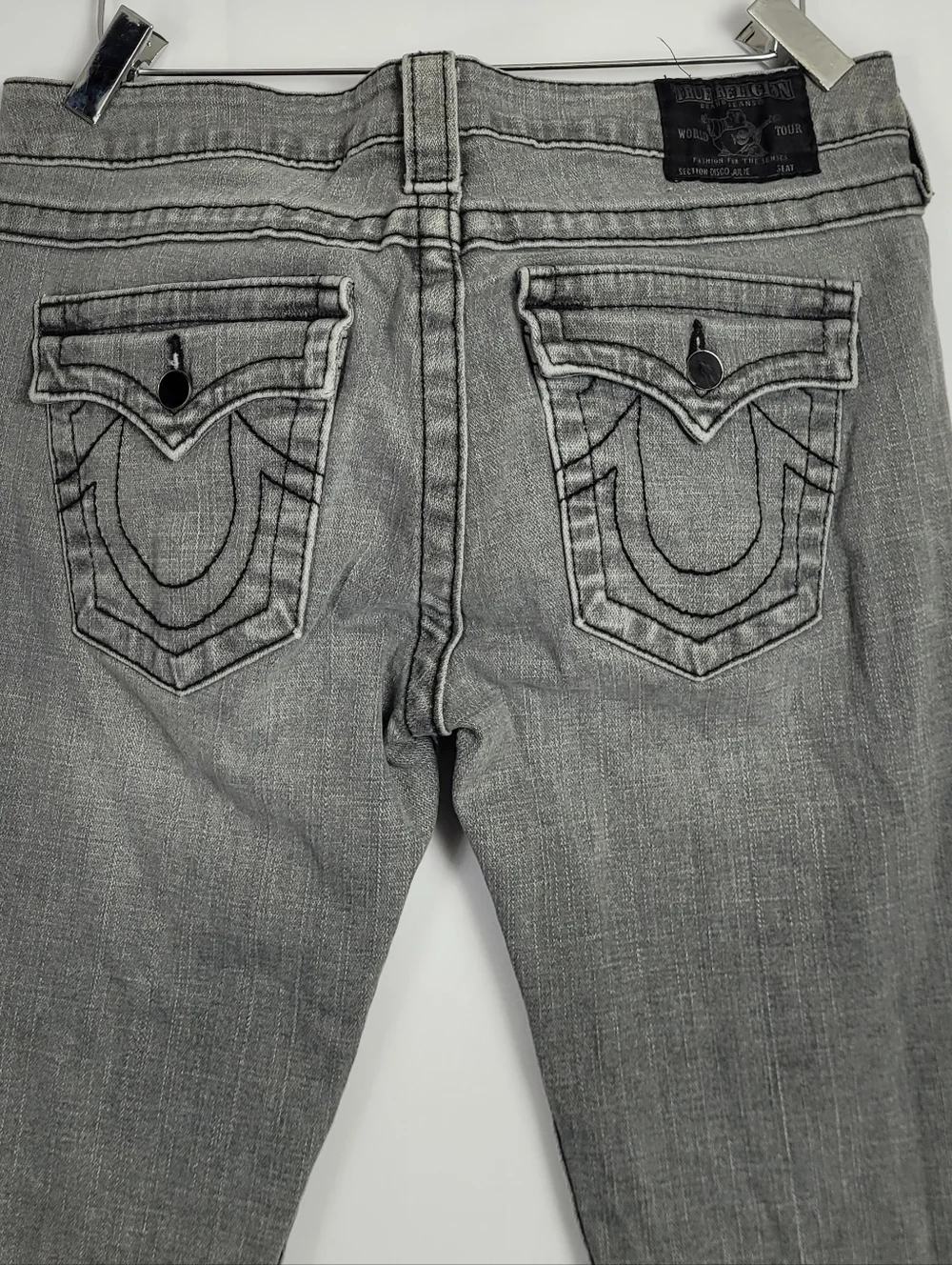 True Religion Jeans Gray Skinny Leg Size 29